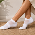 White Ankle Length Bamboo Socks