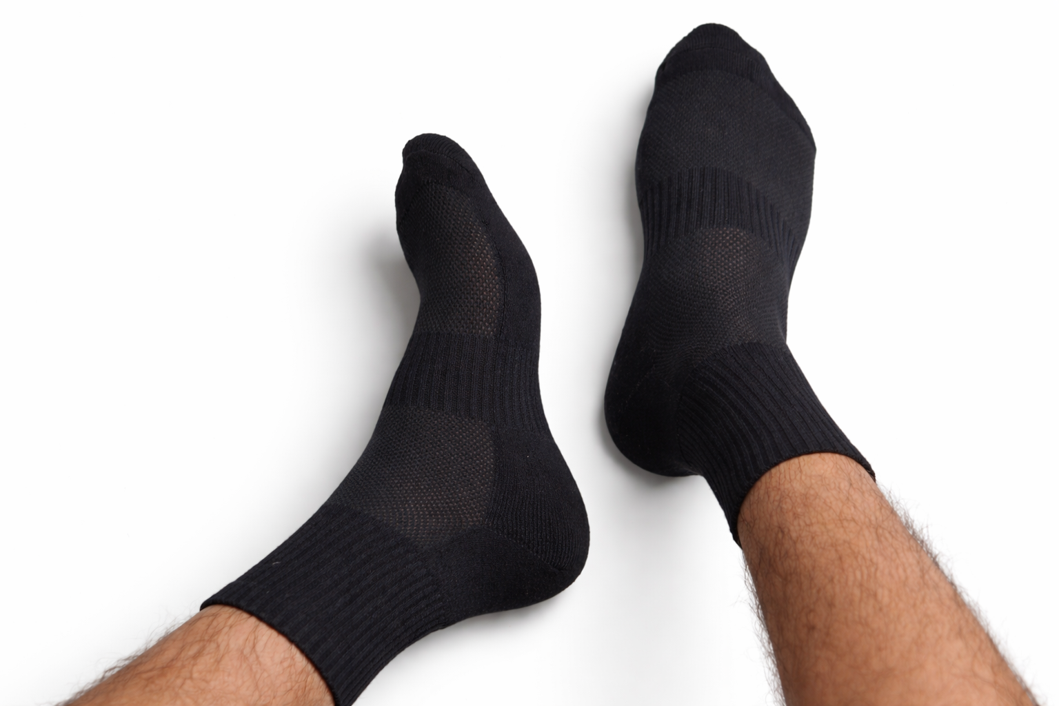 Black Ankle Length Bamboo Socks