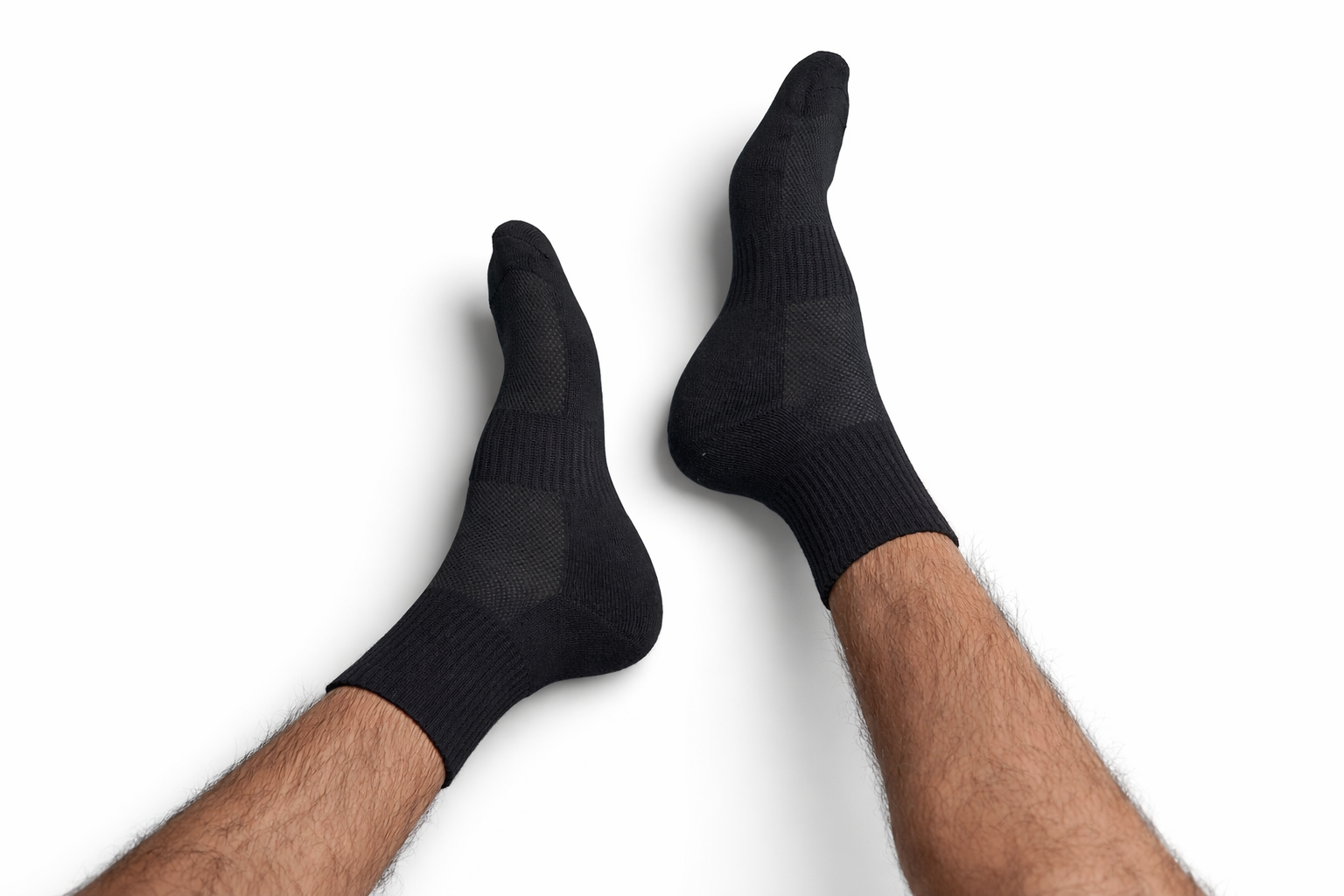 Black Ankle Length Bamboo Socks