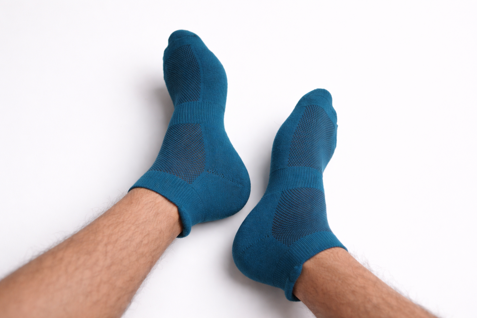 Teal Ankle Length Bamboo Socks