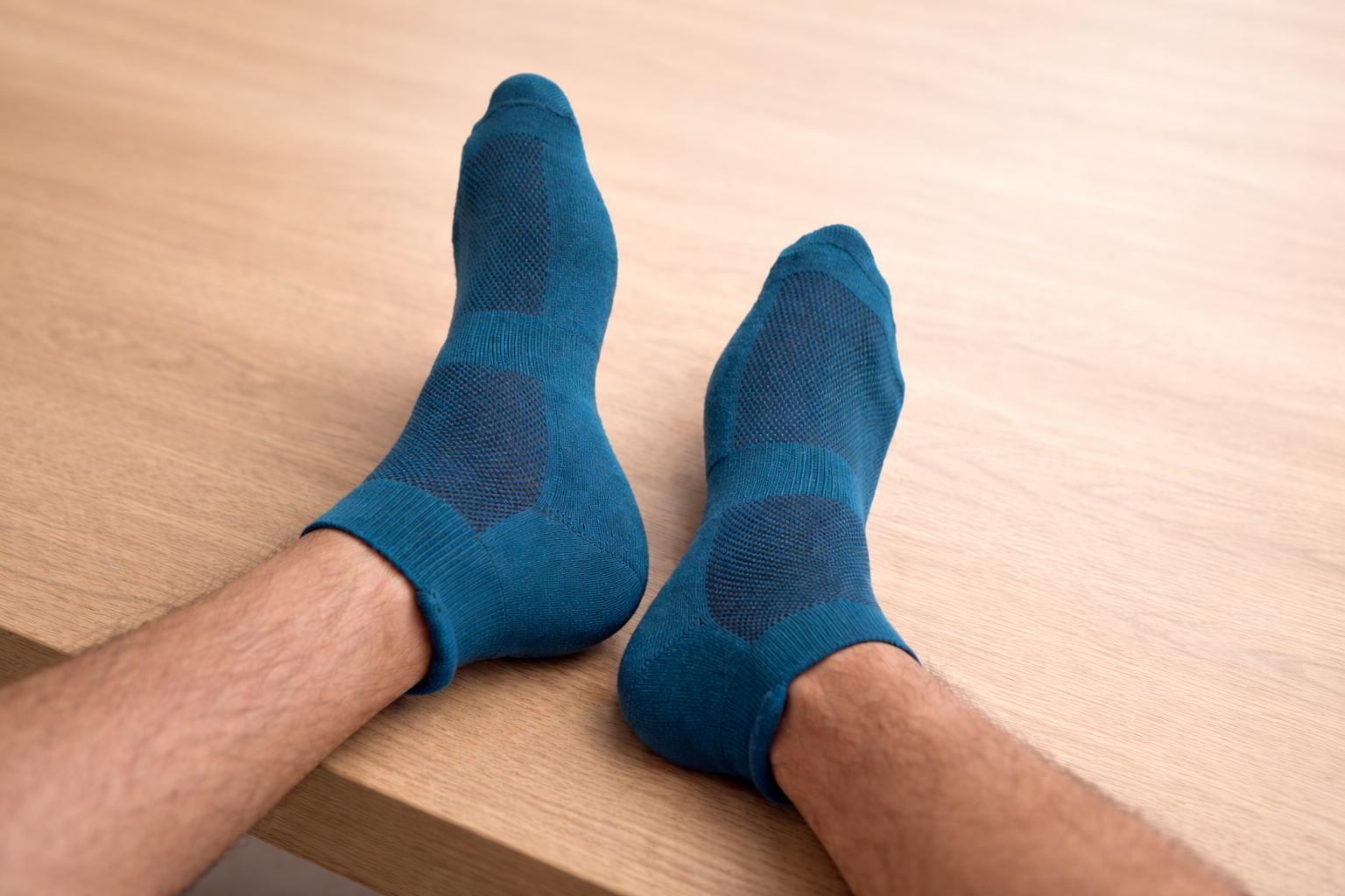 Teal Ankle Length Bamboo Socks