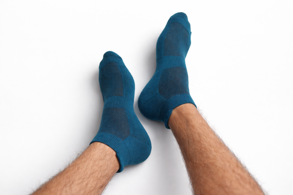 Teal Ankle Length Bamboo Socks